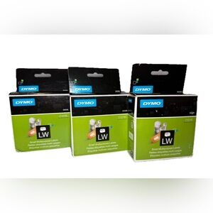 3 rolls (500 each roll) GENUINE DYMO 30336 LW
1"x2-1/8" Multipurpose Labels